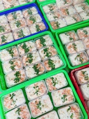 Chả cá + tôm + mực 1 hộp mix 3 món 500gr