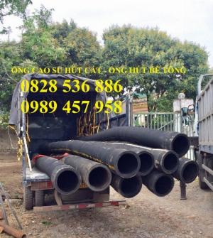 Ống cao su hút nước phi 90, Ống hút bê tông, Ống hút cát Phi 200, Phi 220