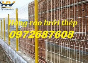 Lưới thép hàng rào sơn tĩnh điện, lưới hàng rào mạ kẽm nhúng nóng