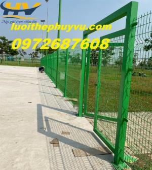 Hàng rào mạ kẽm, hàng rào lưới thép, lưới hàng rào D4, D5, D6 tại Bình Chánh,TP HCM