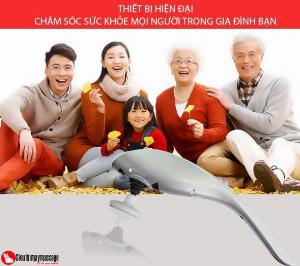 Máy massage cầm tay 11 đầu chính hãng Ayosun Hàn Quốc