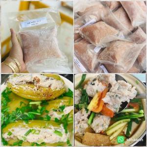 Chả cá thác lác nạo Loại 1 nguyên chất không pha ( sẵn gia vị) - Bịch 500 gram