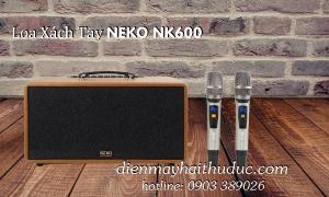 Loa xách tay Neko NK600 giảm giá thật 4% chỉ còn 4,990K/ bộ 2 micro
