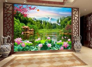 Tranh gạch ốp tường 3d tranh phong cảnh - 6322XN