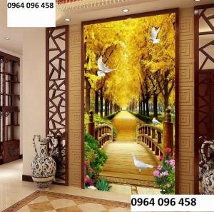 Tranh gạch 3d ốp tường cầu thang - GFS32