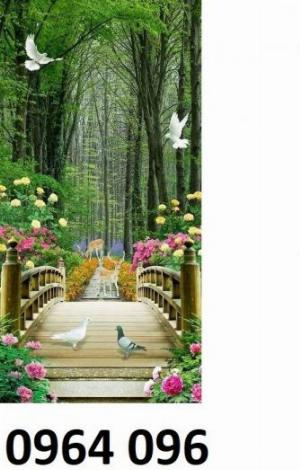 Tranh gạch 3d hành lang giá rẻ - G777