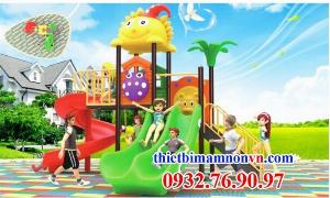 Cầu trượt liên hoàn máng xoắn