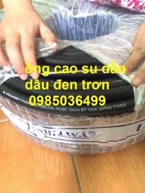 Ống cao su dẫn dầu đen trơn phi 6, phi 8, phi 10, phi 12 - ống dẫn dầu