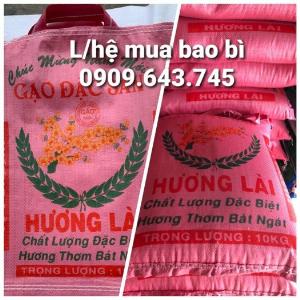 Bao đựng gạo thường, bao có in các loại gạo cho đại lý, cửa hàng