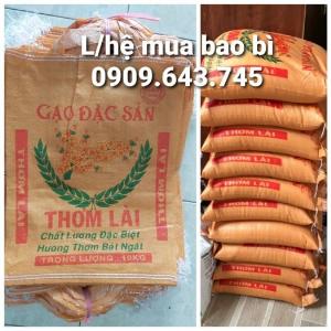 Bao đựng gạo thường, bao có in các loại gạo cho đại lý, cửa hàng