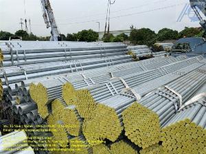 Ống kẽm xây dựng nhúng nóng 42 x 2.6mm x 6m, ống kẽm hàn nhập khâu 42, 48 kẽm nhúng DN32
