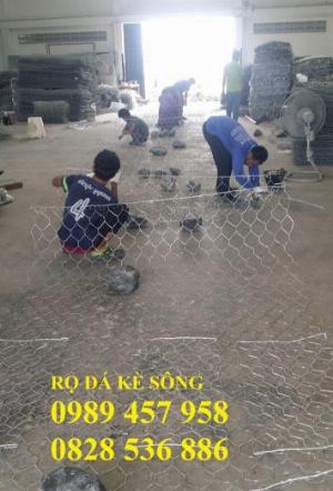 Rọ đá mạ kẽm, Rọ đá hộc 2x1x1, Rọ thép bọc nhựa Trần Vũ Nguyên