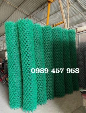 Bán lưới b40 bọc nhựa, Lưới làm sân tennis, sân bóng, B40 50x50 khổ 2,4mx10m