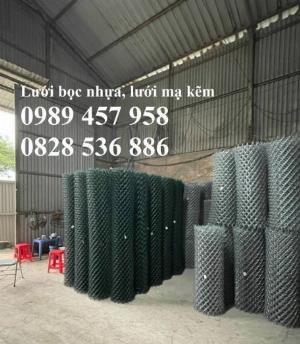 Bán lưới b40 bọc nhựa, Lưới làm sân tennis, sân bóng, B40 50x50 khổ 2,4mx10m