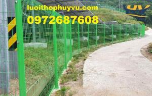 Hàng rào lưới thép hàn mạ kẽm, hàng rào lưới thép sơn tĩnh điện tại Cần Thơ