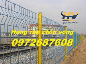Hàng rào lưới thép, hàng rào mạ kẽm, hàng rào khu công nghiệp tại Long An