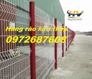 Hàng rào lưới thép, hàng rào mạ kẽm, hàng rào khu công nghiệp tại Long An