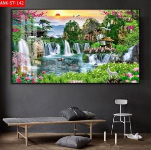 Tranh gạch phong cảnh 3d sơn thủy hữu tình - 833SN