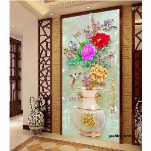 Gạch tranh 3d ốp tường hoa sứ ngọc - FSA22