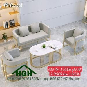 Bàn ghế sắt phòng khách Tp.HCM Hồng Gia Hân S0621