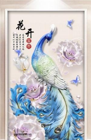 Tranh gạch 3d ốp tường cầu thang - FDS22