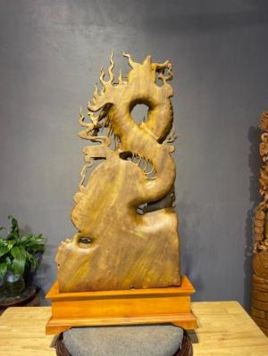 Tượng gỗ Nhất Long _ Mỹ nghệ Âu lạc