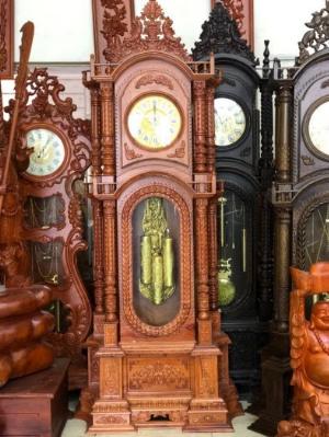 Đồng hồ cây tứ trụ _ mỹ nghệ Âu Lạc