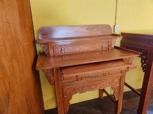 Bàn thờ nhị cấp chạm sen