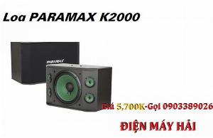 Loa Paramax K2000, kiểu dáng loa karaoke nằm ngang