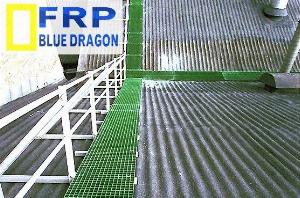 Tấm sàn FRP Grating không rỉ sét, kháng hóa chất - Giải pháp mới cho ngành xây dựng công nghiệp
