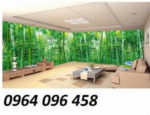 Tranh 3d tre trúc - tranh gạch men 3d tre trúc - TƯQ22