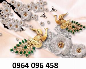 Tranh gạch 3d phòng khách đẹp - 985CP