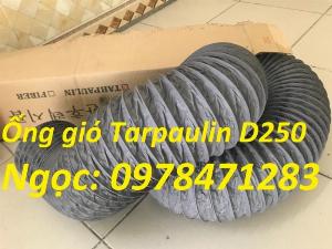 Mô tả ống gió mềm vải D500, D400, D300, D200, D100mm.