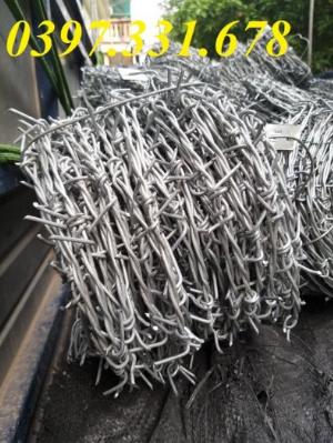 Dây thép gai nhọn, hàng rào thép gai nhọn mới 100%