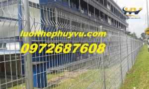Lưới thép hàng rào mạ kẽm, hàng rào lưới thép, hàng rào khu công nghiệp tại Long An
