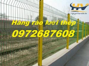 Lưới thép hàng rào mạ kẽm, hàng rào lưới thép, hàng rào khu công nghiệp tại Long An