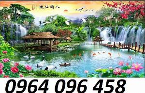 100 mẫu tranh gạch 3d phong cảnh đẹp - GVX32