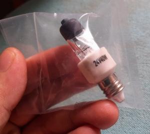Bóng đèn mổ 24v 40w đuôi xoáy E11 bóng đèn phẫu thuật