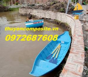 Gía thuyền chèo tay, thuyền nhựa đánh cá, thuyền composite giá rẻ TP HCM