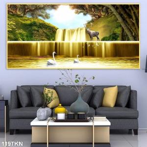 Gạch tranh đẹp 3D - phong cảnh hữu tình
