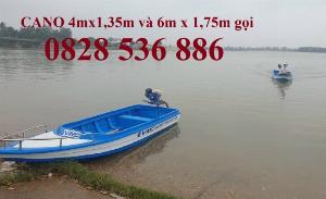 Thuyền nhựa câu cá cho 2-3, Thuyền tôn câu cá, Thuyền gắn động cơ