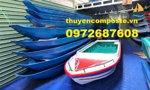 Bán thuyền ba lá, thuyền tam bản, thuyền composite, thuyền nhựa giá rẻ