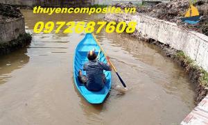 Xuồng nhựa composite 3.6m, 3.9m, xuồng ba lá, xuồng tam bản giá rẻ