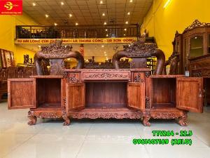 Tủ tivi hiện đại gỗ hương