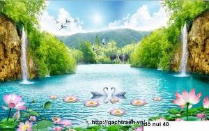 Tranh gạch 3d phong cảnh - phong thủy - GVV43
