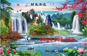 Tranh gạch 3d phong cảnh - phong thủy - GVV43