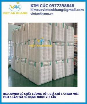 Bao jumbo 1 tấn, bao cũ đựng 1 tấn hàng, bao tải 1 tấn