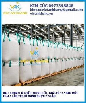 Bao jumbo 1 tấn, bao cũ đựng 1 tấn hàng, bao tải 1 tấn