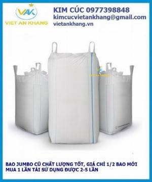 Bao jumbo 1 tấn, bao cũ đựng 1 tấn hàng, bao tải 1 tấn