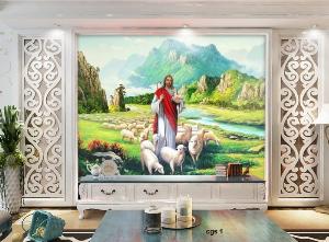Tranh thiên chúa 3d - tranh gạch 3d thiên chúa - FFSS3
